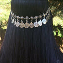 Boho Coins Head Chain Hair Accessories Hair Hoop Headband Tassel Headpiece Hair