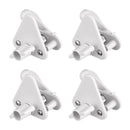 4xUniversal Marine Safety Door Gate Latch for Pontoon Boat Rail Replacement Gray