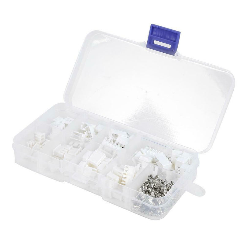 230pcs XH2.54 2p 3p 4p 5pin 2.54mm Pitch Terminal Kit Pin Header Connectors A