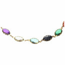 Oval Head Chain Jewelry Sparkling Gems Headband Head Piece Hair Band (Color