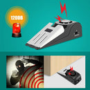 Wireless Door Stop Alarm Home Travel Security System Portable Safety Wedge ert