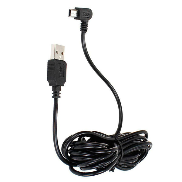 2 X 3.5m USB MINI 5Pin Right Angle Male to USB 2.0 A Male Plug Cable Lead