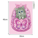 Cute Cat In The Bag Diamond Painting Embroidery DIY Cross Stitch Home Decor