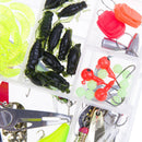 Fish Tackle Box With Fishing Bait Accessories Case Lure Parts Kit Set  Ed JC%ã€Š