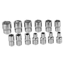 46-Piece 1/4-Inch 6.3mm Car Auto Automobile Repair Tool Ratchet Wrench Drive