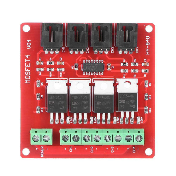 Electronic Building Block 4 Way Switch IRF540 MOSFET Isolation Power Module #gib