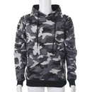 Men Fashion Hip Hop Pocket Hooded Sweatshirt Casual Pleated Sleeve Knitted