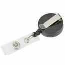 1* Retractable Recoil ID Badge Lanyard Name Tag Key Card Belt Holder Clip N I9Q7