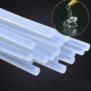 Non-Toxic Transparent 7mm*250mm Hot Melt Glue Sticks For DIY Favor F8J9