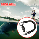Fly Fishing Magnetic Net Release Landing Net Holder Keeper with Lanyard