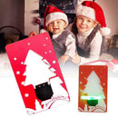 Snowflake LED Card Light Christmas Card Light Ultra Thin New Colors Four Pr R9R7