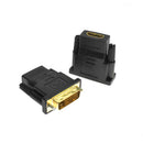 DVI 24+1 Pin to HDMI Adapter Converter Male DVI 24+1 to Female HDMI Converter