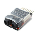 5X(1S-8S Lipo Battery Low Voltage Tester Test VOLTMETRE test monitor Buzze P7V2)