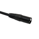 2Pack XLR 3Pin Male to Dual XLR Female Splitter Cable Adapter Converter 1ft