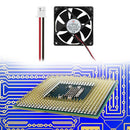 Low Noise AV-8025M12S DC 5V 0.2A Cooling Fan 80x80x25mm Radiator Air Cooler