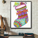 5D DIY Special Shaped Diamond Painting Socks Cross Stitch Mosaic Craft Kits