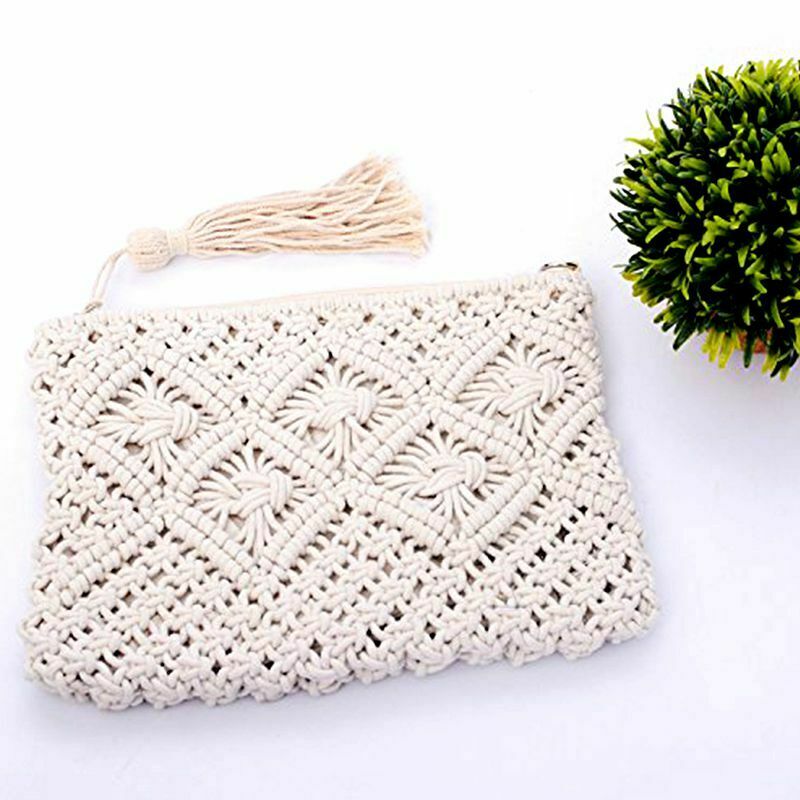 Cotton Rope Fringed Handmade Cotton Bags Bales The Only Shoulders Beach Bag S8O7