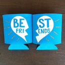 2pcs Best Friend Beer Bottle Holder Insulated Glass Drinks Sleeve Can Cooler