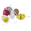 6PCs Easter Egg Hanging Strings Lanyard for Easter Decor With Short Wrist R BX