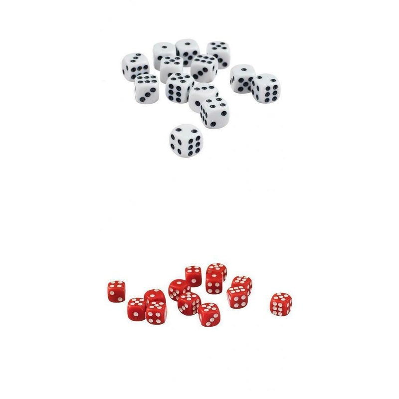 Pack of 100 D6 Six Sided Dice For Dungeons and Dragons Games Accessories