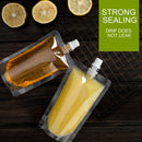 100 Pcs Stand-Up Plastic Drink Bag Spout Pouch For Beverage Liquid Juice Mi