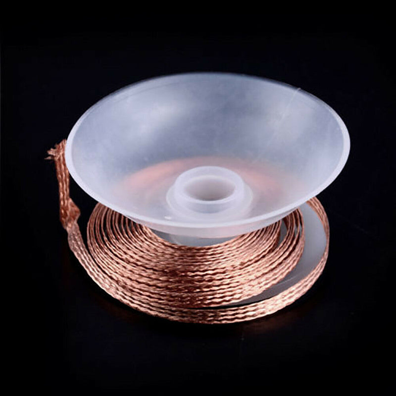1PC 3.5mm Desoldering Braid Solder Remover Copper Wick Spool Wire Cable 1.5M