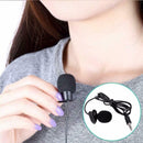 Mini Clip On Lapel Microphone Hands Free Wired Condenser Mic For Phone Laptop ST