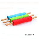 Wooden Handle Plastic Mini Rolling Pin Dough Roller DIY Baking Kitchen Tool Kids