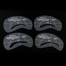 24 pieces 6 Sets Eyebrow Stencil Eyebrow Care design template makeup beauty