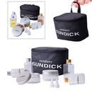 6Pcs BBQ Grilling Spice Jars Condiment Pepper Salt Bottle with Travel Bag