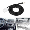 For Mercedes Benz 12-Pin 3.5mm Audio AUX Cable Input Adapter Car MP3 Play WMW