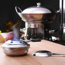 Mini Stainless Steel Pocket Alcohol Stove Outdoor Cooking Camping Accessori H9J9
