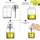 2 Pcs 80ML Push Down Pump Dispenser Bottles for Professional Soak Off Gel Polish