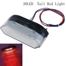 Universal 30 LED E4 Motorcycle ATV Bike Driving Brake Stop Tail Light Rear OZ