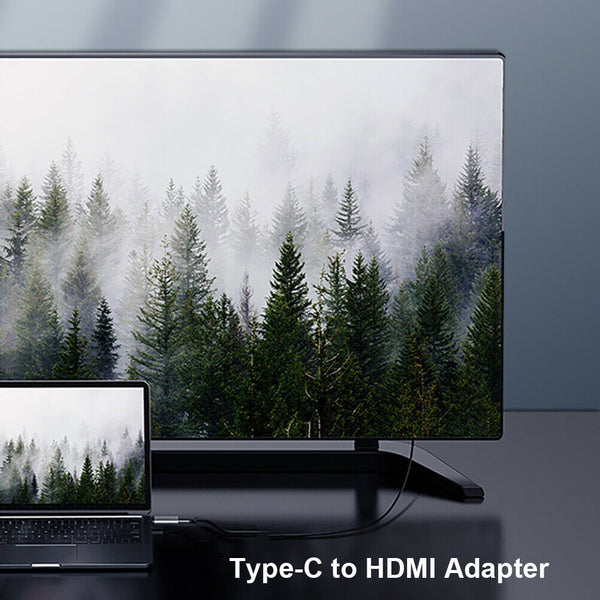 USB Type C to HDMI Adapter Male to Female Converter for Laptop Tablet Phone