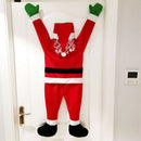 Super Large Velvet Santa Claus Decoration Clothes Hanging on the Door WallSEAU