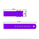 Silicone Replacement Sport Watch Band Strap for Huami Amazfit GTS (Purple)