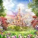 Bubble Castle Full Round Drill Diamond Painting Rhinestone Picture 30x30cm