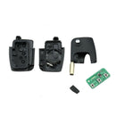 434MHz 3 Buttons Flip Key Fob Transponder 4D60 Chip For Ford FOCUS MONDEO C M E4