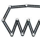 Folding Ruler Glass Woodworking Puncher for Builders, Craftsmen, Carpenters