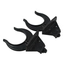 2 Pieces Black Plastic Oar Lock Rowlocks For Boat/Marine/Kayak/Canoe/Sailing