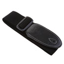 Durable Guitar Belt With PU leather Ends Fits for Guitar & Bass Accessory Black
