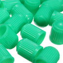 100pcs Plastic Valve Caps Tire Cap Valve Cover for Car Motorcycle green