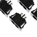5Pcs AC250V 2.5A IEC320 C8 Male 2 Pins Power Inlet Socket Panel Embedded Lt