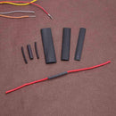 127pcs/set Black 40/80mm Insulation Assorted 2:1 Heat Shrink Tubing Wrap