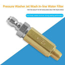 1/4 Quick Connect Pressure Washer In-line Water Filter for Turbo Nozzle