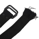 Men Women Unisex Thick Canvas Web Woven Stretch Braided Belt With D-Ring Cl W2S2