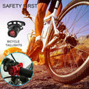 Rechargeable Bike Light Front Rear Headlight Taillight USB Bicycle Power Display