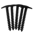 5Pcs/Pack 14.5cm Plastic Tent Peg Nail Tent Stakes for Outdoor Camping Black