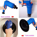 Plunger Opener Toilet Cleaner kit High Pressure Air Drain Blaster Pump Si ZVG
